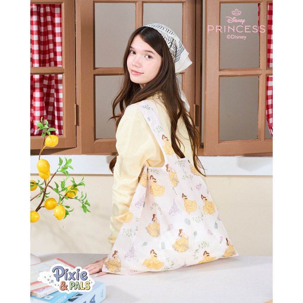 Pixie & Pals - The Prettiness of Belle Foldable Bag กระเป๋าช็อปปิ้ง