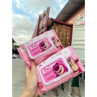 ทิชชู่เปียกหมีล็อตโซ่ โฉมใหม่ ทิชชู่เปียก สูตรอ่อนโยน ไม่มีแอลกอฮอล์ พร้อมส่งในไทย