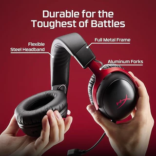 HyperX Cloud III S [Wireless] Over-ear Headset Gaming หูฟังไร้สาย หูฟังเกมมิ่ง | Hardcore Streamer&Esports Pro