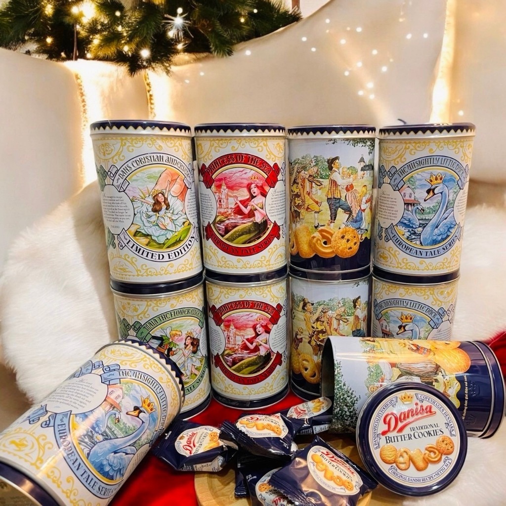 (1กระปุก)Danisa Music Box เดนิสา บัตเตอร์คุกกี้ แพ็คเกจกล่องดนตรีสุดพรีเมี่ยม แบบไขลานในตัว  (น้ำหนักสุทธิ 84 กรัม)