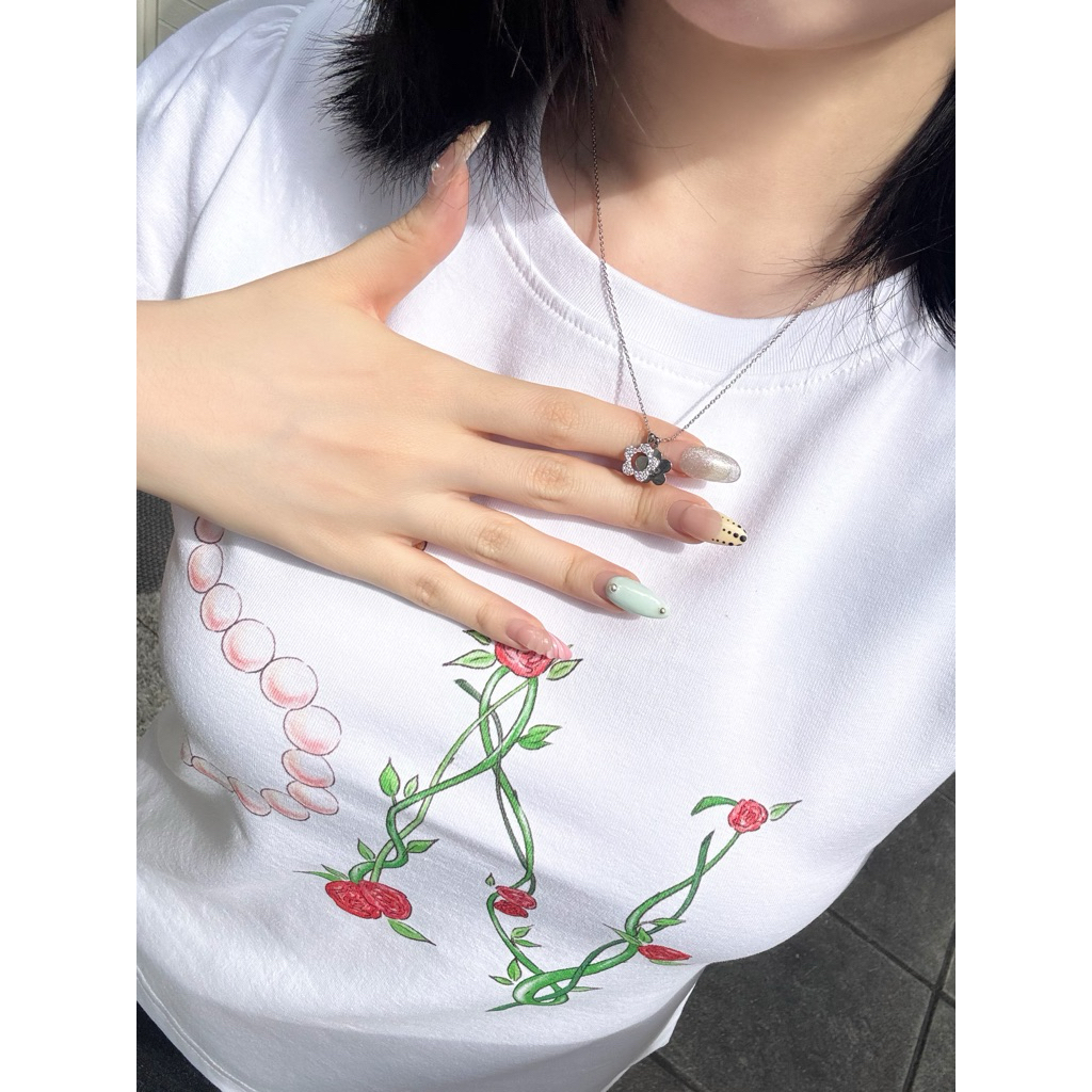 More Than Piercing: N02 Mudy Flower Necklace (1 pc) สร้อยคอดอกไม้