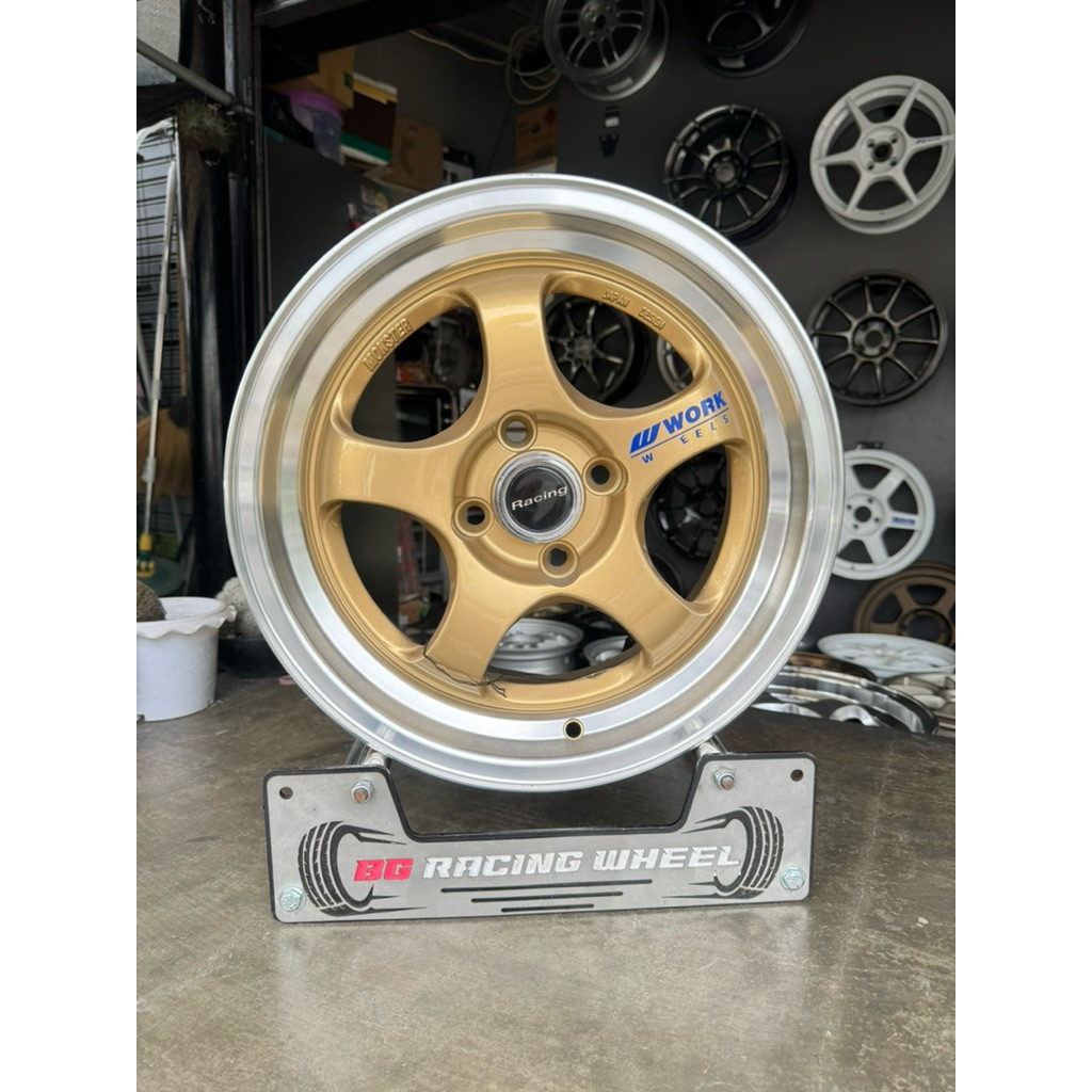 ล้อแม็กซ์ S1R 15” งาน auto 4/100 กว้าง 7.5 ออฟ 38