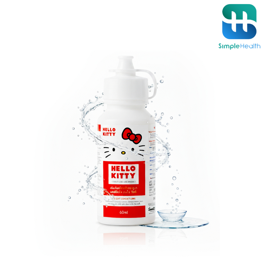 Simple Health TH น้ำยาล้างคอนแทคเลนส์ Contact lens solution ใช้ทุกวัน สะอาด สำหรับคนใส่คอนแทค 60-355ml.