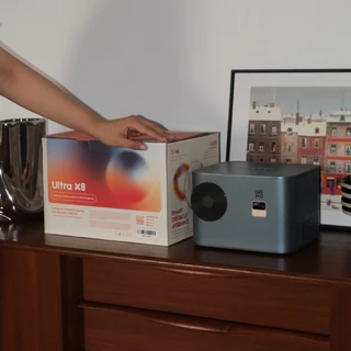 GISMO📍 | Ultra X8 4K Projector โปรเจคเตอร์ 650 ANSI Built-In Andriod 9.0 HIFI Sound 10W