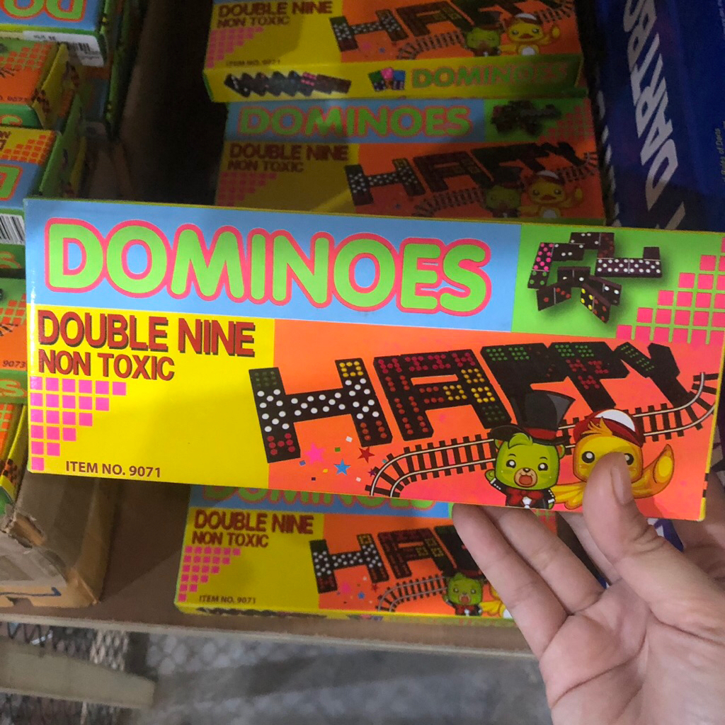 เกมส์โดมิโน่ Domino ใหญ่ 55 ตัว ของเล่นเด็กเสริมทักษะ