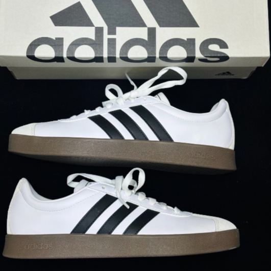 Adidas VL COURT 2.0 Classic Low cut Board Shoes White ของแท้ 100%