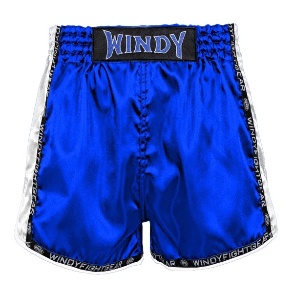 Windy Boxing Store 🥊 กางเกงมวยไทย Windy รุ่นไฮบริด สีขาว WSH-BW