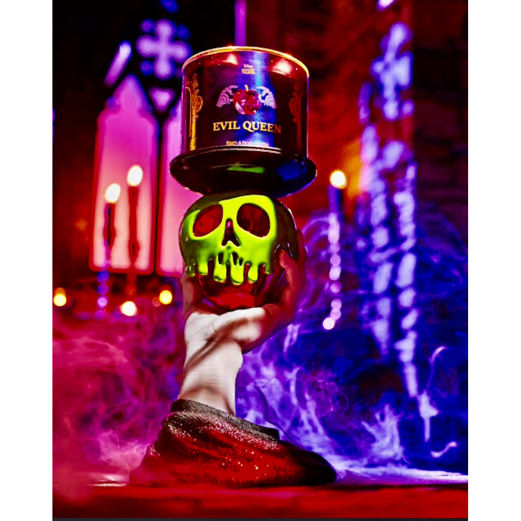 เชิงเทียน 3ไส้ ก้อนใหญ่ Bath & Body Works Disney Villains Collection Evil Queen Poison Apple 3-Wick Candle Holder