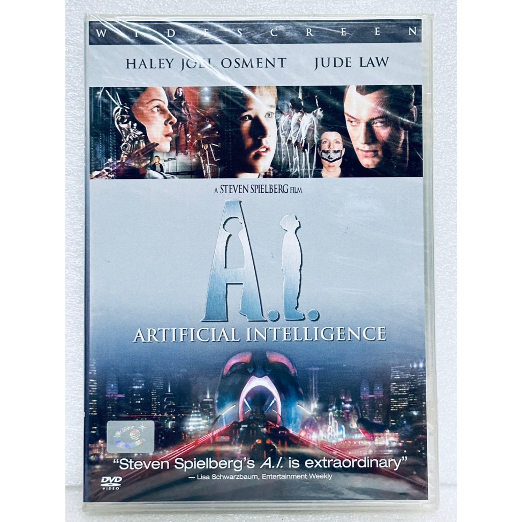 DVD : A.I. Artificial Intelligence (2001)จักรกลอัจฉริยะ " Jude Law, Haley Joel Osment "