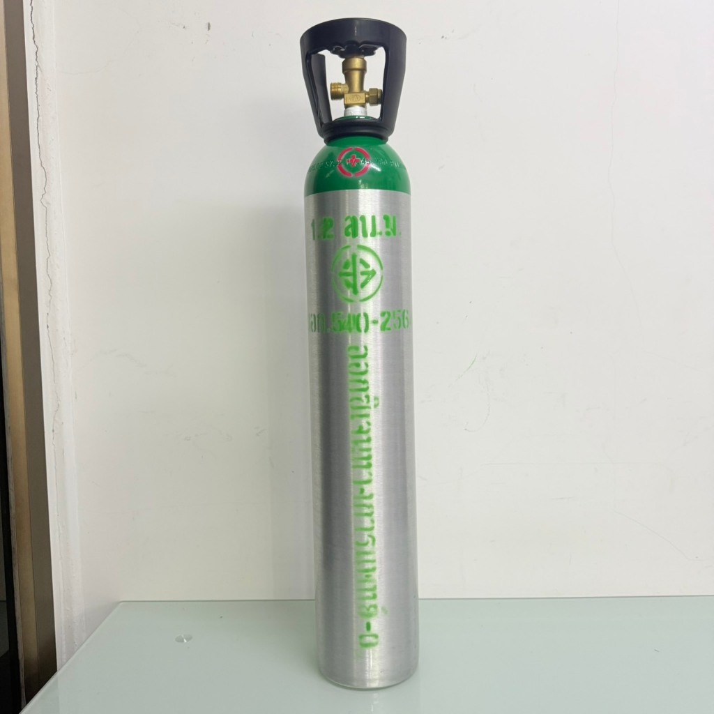 ถังออกซิเจน อลูมิเนียม ขนาด 1.2 คิว หัววาล์วออกซิเจน - รูปที่ 3