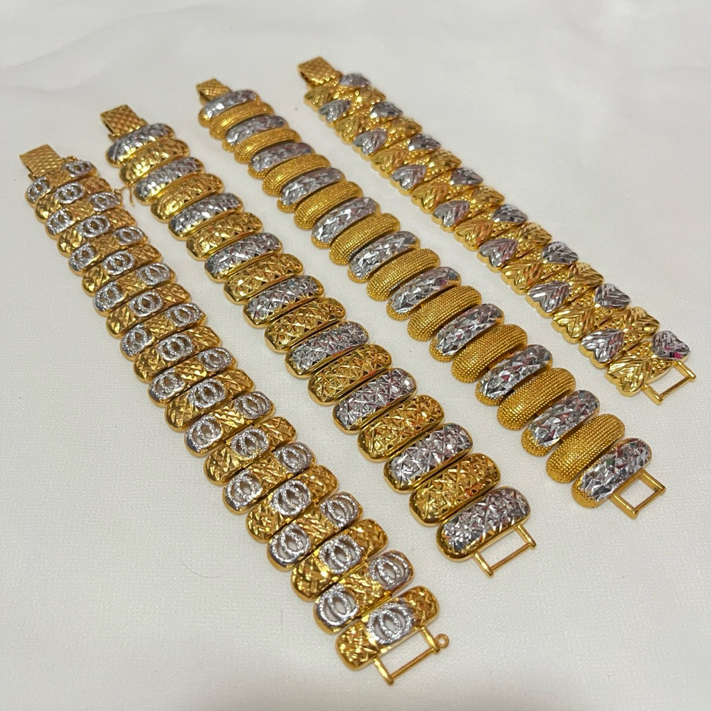 สร้อยข้อมือทองหุ้มงานมาเลทนมากสวยหรู