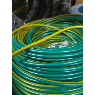 มอก. IEC01 THW สายไฟ ทองแดง เบอร์ 6 1x6 สีเขียวคาดเหลือง เขียว สายกราวด์ cable สายดิน
