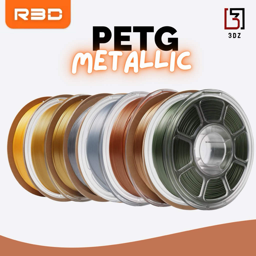 R3D PETG Filament(Metallic) เส้นพลาสติก ขนาด 1.75มม.