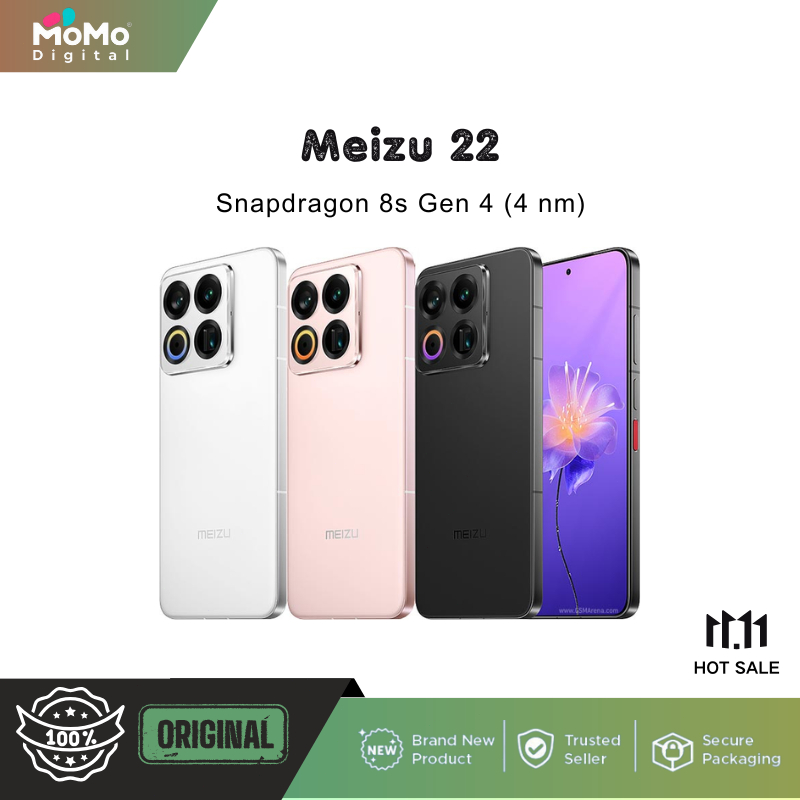 Meizu 22 Snapdragon 8s Gen 4 (4 nm) 6.3 inches 120Hz 1200 x 2670 pixels 5510 mAh 80W wired 66W wirel