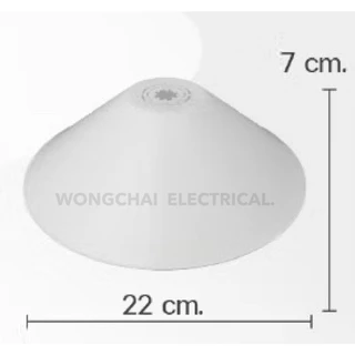โคมไฟห้อยฝาชี PVC สีขาว ยี่ห้อSOKAWA ขั้วเกลียว E27 โคมห้อย โคมไฟเพดาน โคมไฟแฟนซี โคมไฟประดับ
