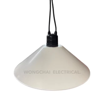 โคมไฟห้อยฝาชี PVC สีขาว ยี่ห้อSOKAWA ขั้วเกลียว E27 โคมห้อย โคมไฟเพดาน โคมไฟแฟนซี โคมไฟประดับ