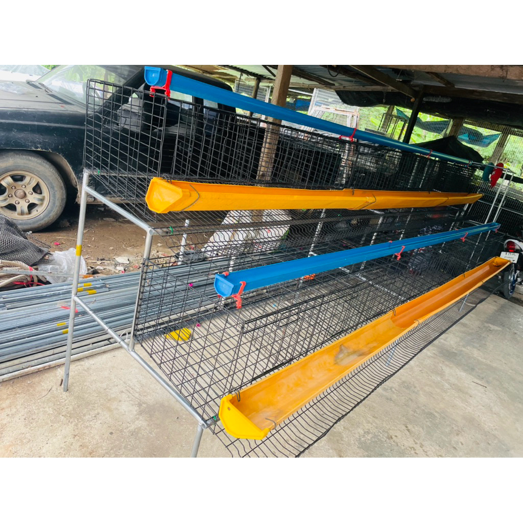 กรงไก่ไข่ มือสอง ชุดเลี้ยงไก่ได้54ตัว พร้อมอุปกรณ์ครบชุด - รูปที่ 4