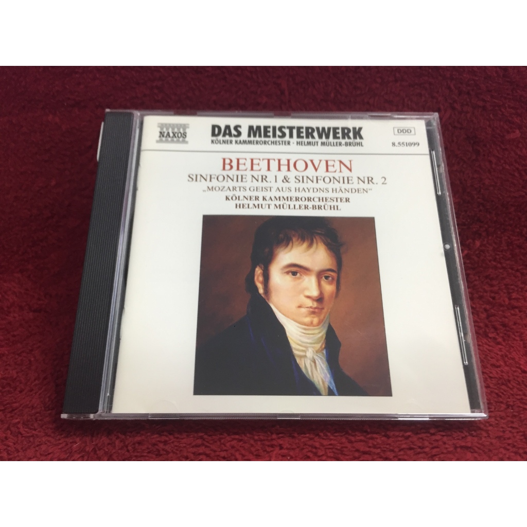 CD Ludwig Van Beethoven Symphonie Nr.1+2 สภาพตามปก CA21-34