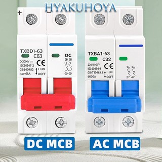 สวิตช์แบตเตอรี่เบรกเกอร์ พลังงานแสงอาทิตย์ 2P DC MCB DC/AC เหมาะสำหรับระบบผลิตไฟ Photovoltaic