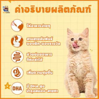PETLUSCI😻ขนมแมวเลีย 100ซอง อาหารแมว อาหารเปียกแมว 3รส อาหารเสริมแคลเซียม ขนมแมว แมวเลีย อาหารแมวเลีย