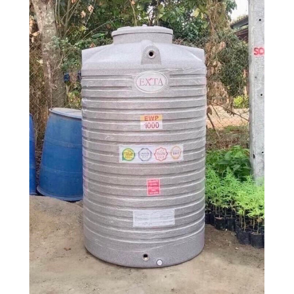 EXTA ถังเก็บน้ำขนาด 1000 ลิตร สีน้ำเงิน และสีลายแกรนิตทราย, เทา, เขียว, แดง ราคา ถูกที่สุด ดีลบีเคเค แกลเลอรีภาพที่ 9
