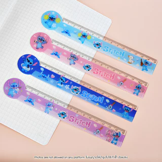 ไม้บรรทัดอะคริลิค 15 ซม. Ruler ไม้บรรทัดตรง ลายการ์ตูนน่ารัก | ไม้บรรทัดทนทาน ไม่หักง่าย | เครื่องเขียน อุปกรณ์การเรียน