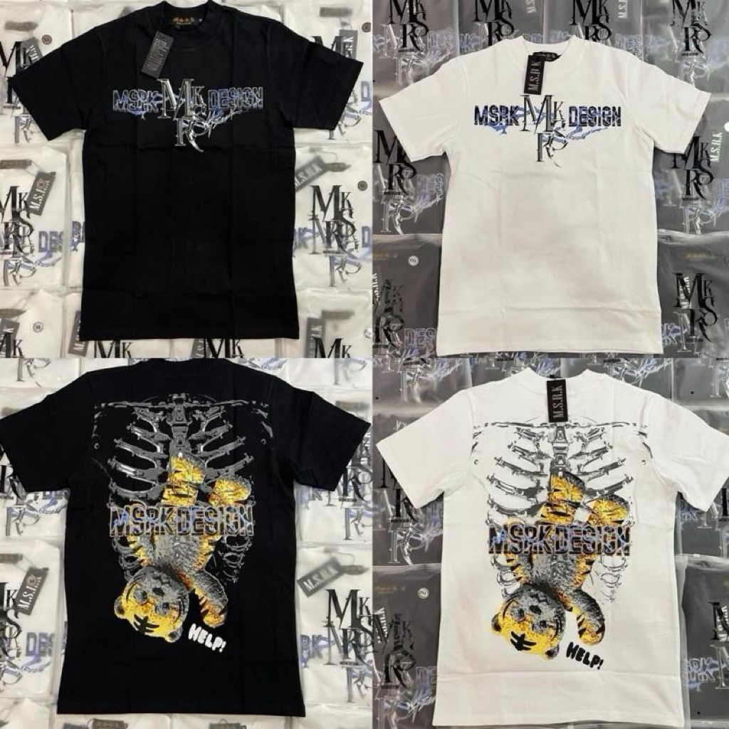 MSRK V.4 ไม่สุดหรอกคับ หมีกระดูก สายฟ้า MSRK Man ผู้ชาย Clothing