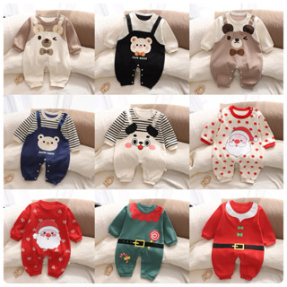ชุดจั๊มสูทเด็กแรกเกิด อายุ 0-1ปี รุ่นแขนยาว-ขายาว กระดุมไหล่…