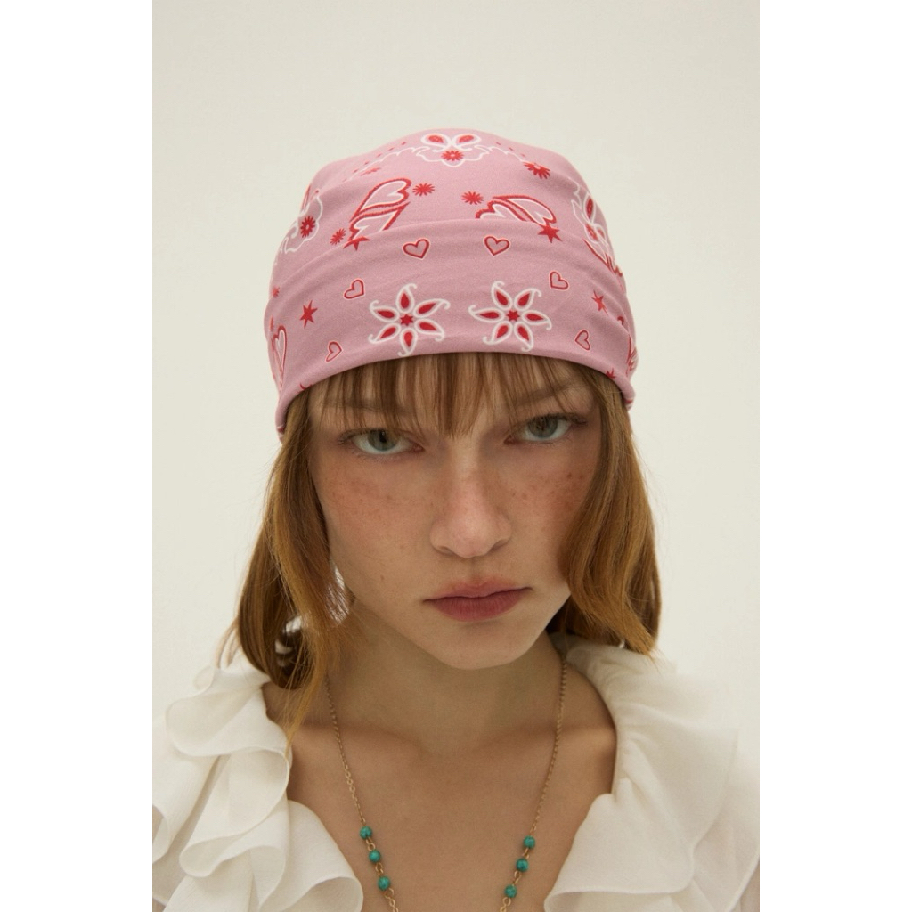 💢ส่งต่อ 💢 PINK MEADOW BANDANA SCARF