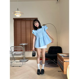 Bubble Shirt - บับเบิ้ล เสื้อระบายชั้นๆ สาวอวบใส่ได้