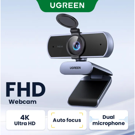 4K 30Fps Fhd Mini Webcam 8Mp Auto Focus 1080P 60Fps for Laptop Computer Web Camera Dual Microphones 