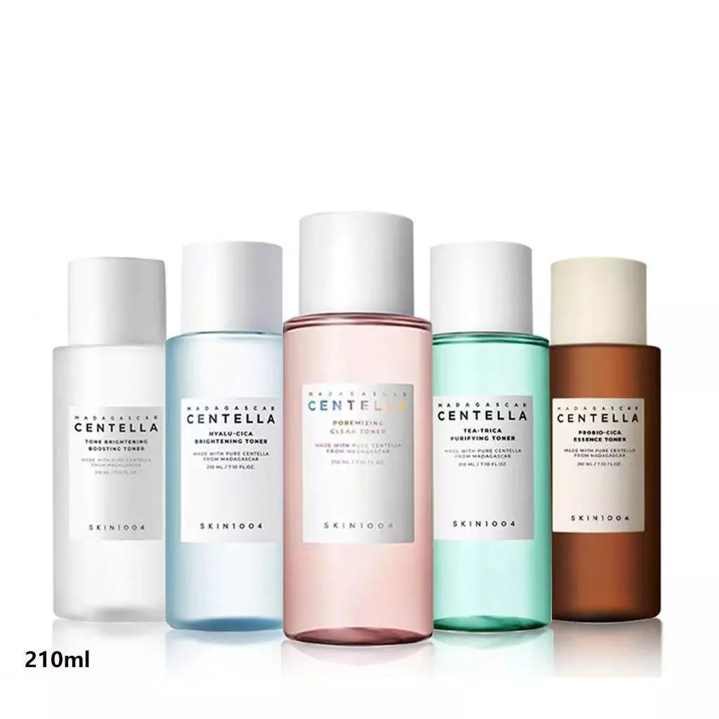 SKIN1004 Madagascar Centella Toner ผลัดเซลล์ผิวอย่างอ่อนโยน 210ml (Centella/Hyalu-Cica/Brightening/Poremizing/Tea-Trica)