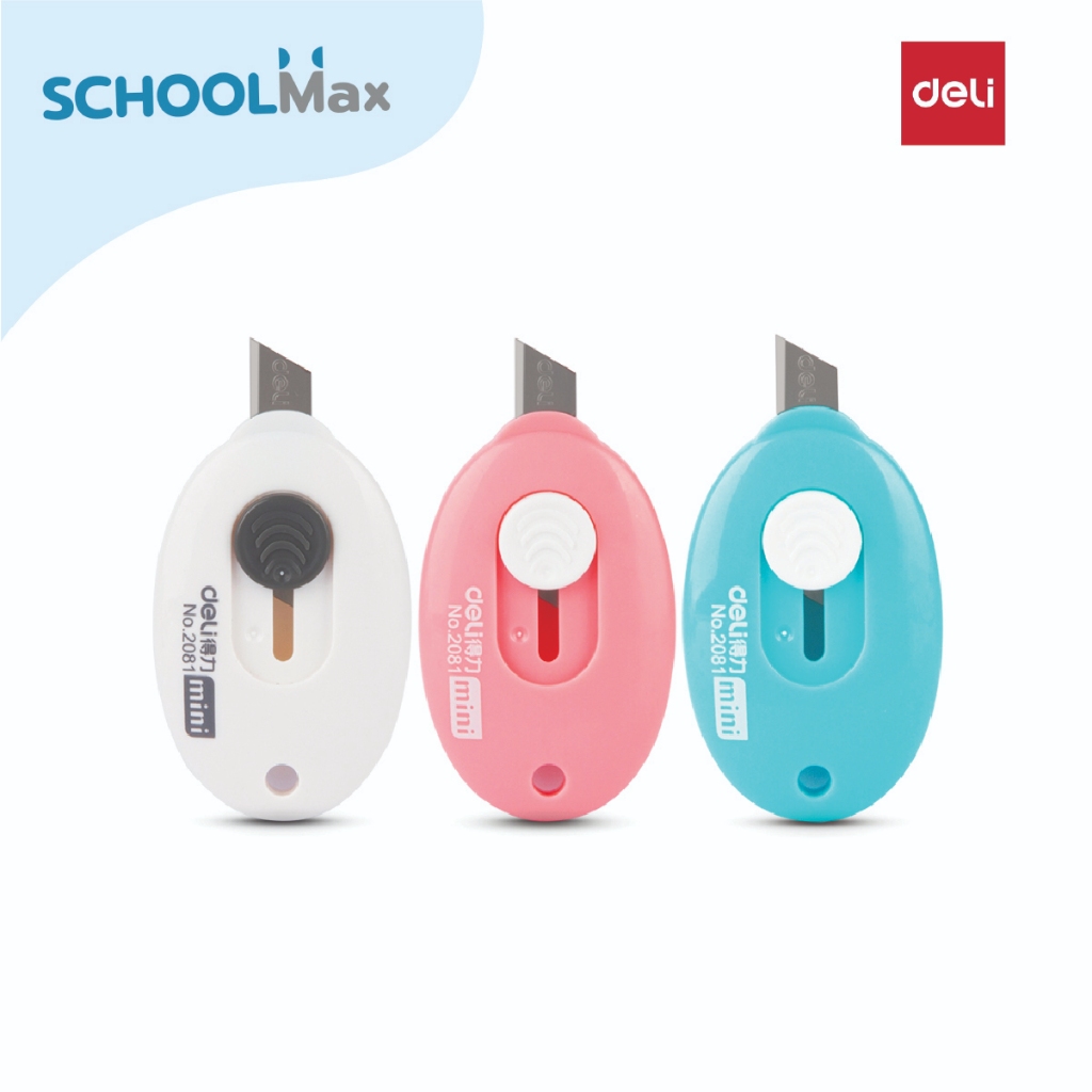 Deli มินิคัตเตอร์ 70x40 มม. 2 สีให้เลือก รุ่น No.2081 / ชิ้น