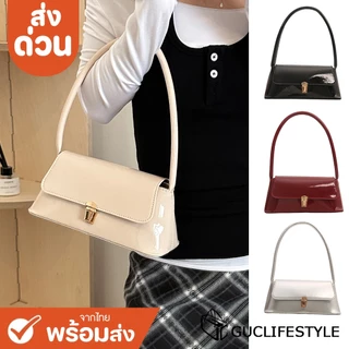 ส่งด่วน GUCSELECTED(B2071) กระเป๋าสะพายไหล่หนังPUหนังเงามี4สี