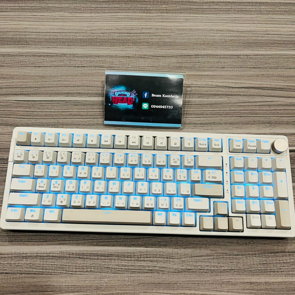 คีย์บอร์ด AJAZZ AK992 Retro Blue Light