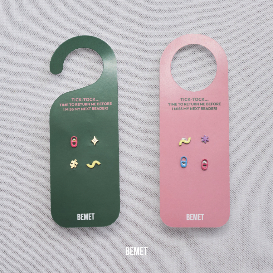 Bemet Ditto stud set ต่างหูสแตนเลส