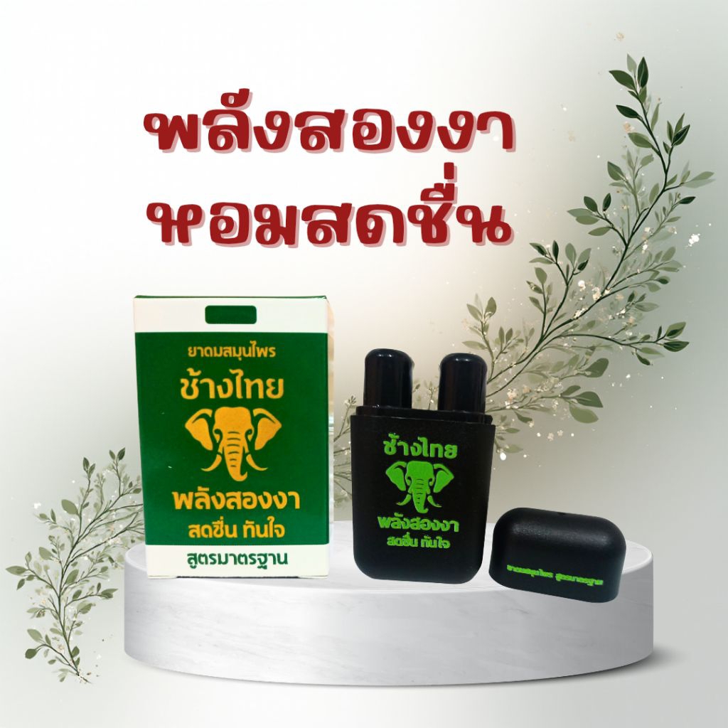 ยาดมสมุนไพรช้างไทย สูตรมาตรฐาน