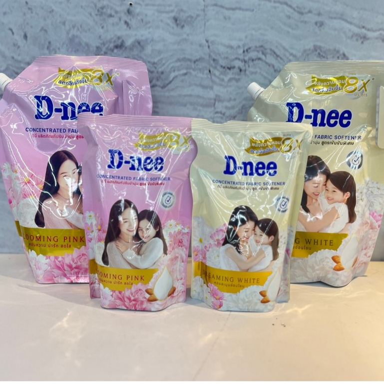 ใหม่!! D-nee ดีนี่ ผลิตภัณฑ์ปรับผ้านุ่ม สูตรเข้มข้นพิเศษ ปริมาณสุทธิ 450/1000มล.