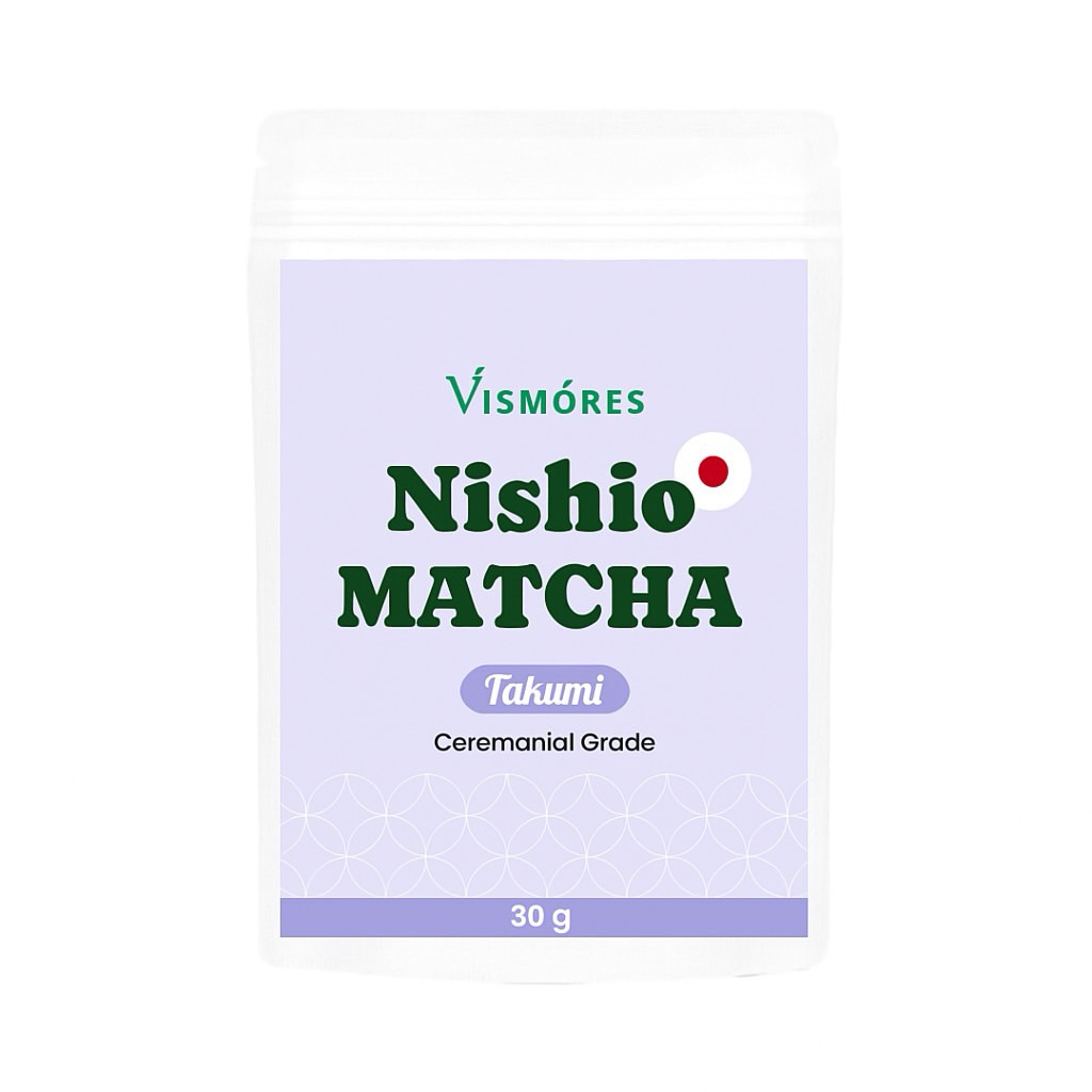 ผงมัทฉะ Nishio vismores Ceremonial Grade มัทฉะเกรดพิธีการ Takumi ขนาด 30g