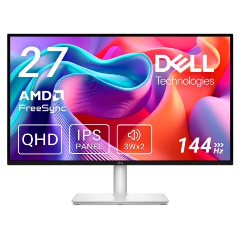 [New Model] Dell S2725DSM Monitor - 27 Inch, QHD (2560x1440) Display, 144Hz, 2x5W speaker, Height Ad