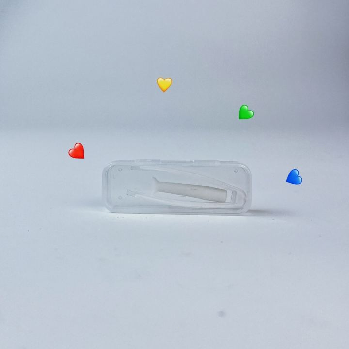 ที่คีบ+ตัวจุ๊บ 1PCS อุปกรณ์ช่วยใส่คอนแทคเลนส์ สุ่มสี（สีขาวสีชมพู） - รูปที่ 2