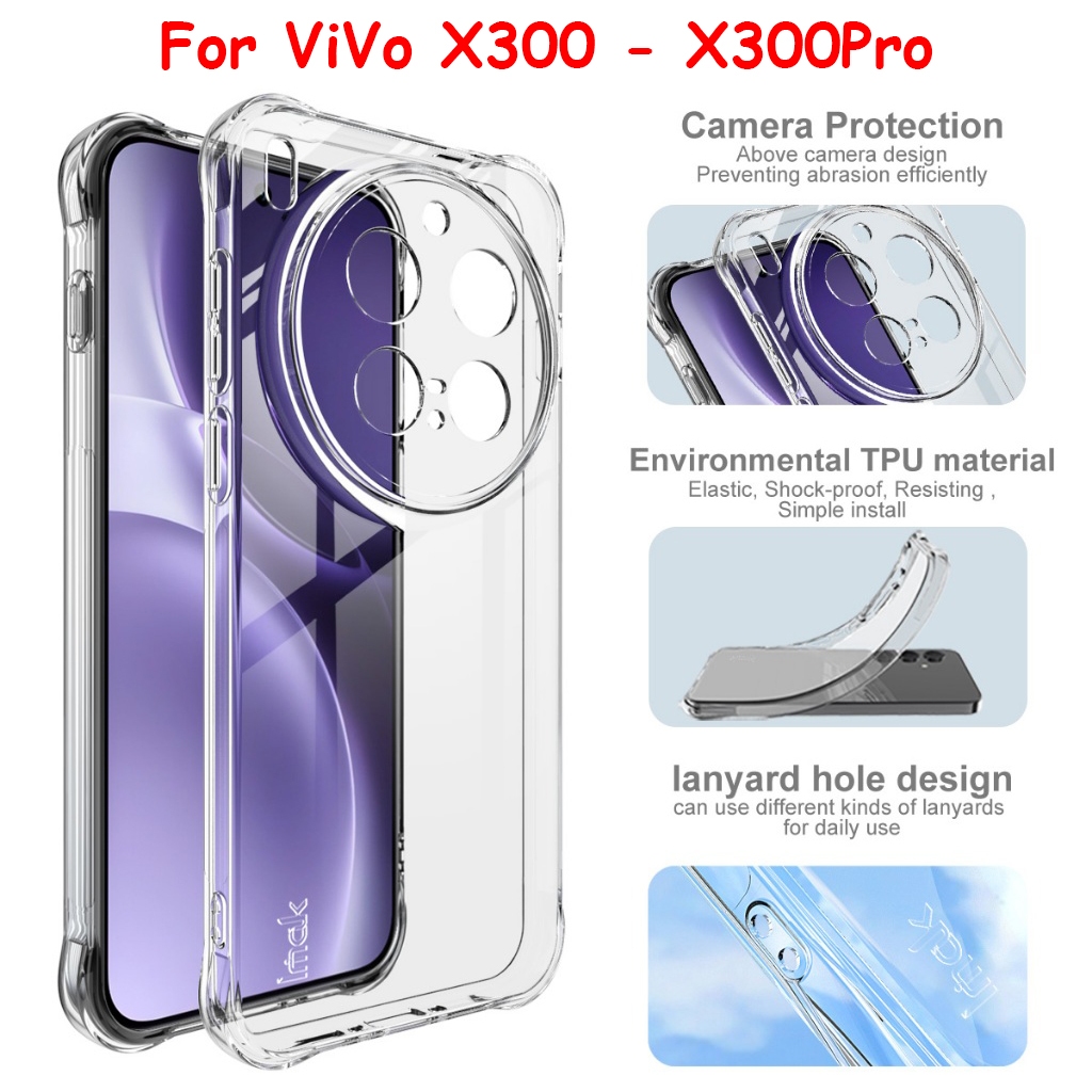 เคส โทรศัพท์ ใส สำหรับ ViVo X300Pro X300 X200 X200Pro X100 X100Pro 018