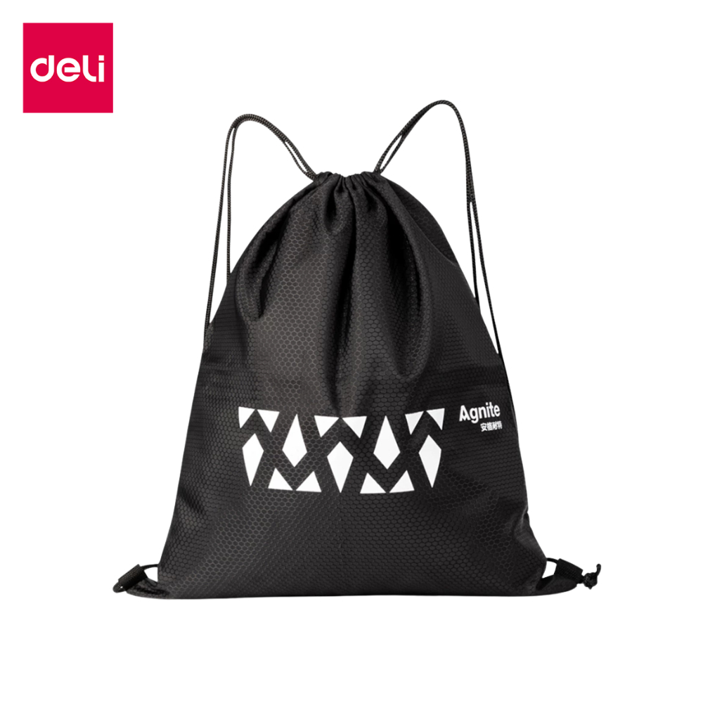 Deli กระเป๋ากีฬา กระเป๋าหูรูด ถุงกันน้ำ กันน้ำ หูรูด สะพายหลัง ถุงผ้า Drawstring Backpack