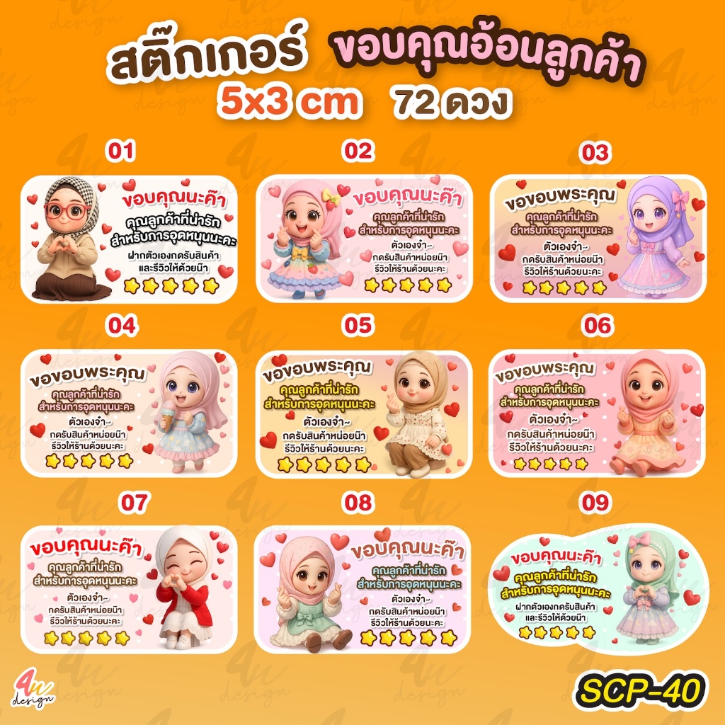 สติ๊กเกอร์ ขอบคุณที่อุดหนุน [ SCP-40 ]