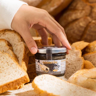 เนยอัลมอนด์งาดำ Black Sesame Almond Spread 100 กรัม |ไม่เติมน้ำตาล ไม่เติมน้ำมัน |ผลิตวันต่อวัน