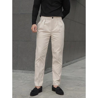 [NEW] GUSSIC- Milano Pleated Pants กางเกงขากระบอกเล็ก จีบคู่ ดีเทลฝากระเป๋าหลัง
