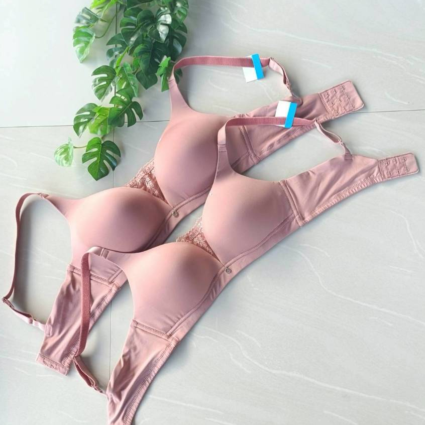 💖 Wacoal รุ่น WB7540 บราไร้โครง ฟองบาง เต้าเนียนสวย กระชับทรง งานตัดป้ายห้อย ของแท้ 100%