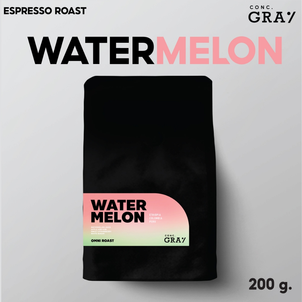 (CONC.GRAY) WATER MELON   200 g. (Omni  Roast) Taste note: WATERMELON JUICE APPLE AND KIWI
