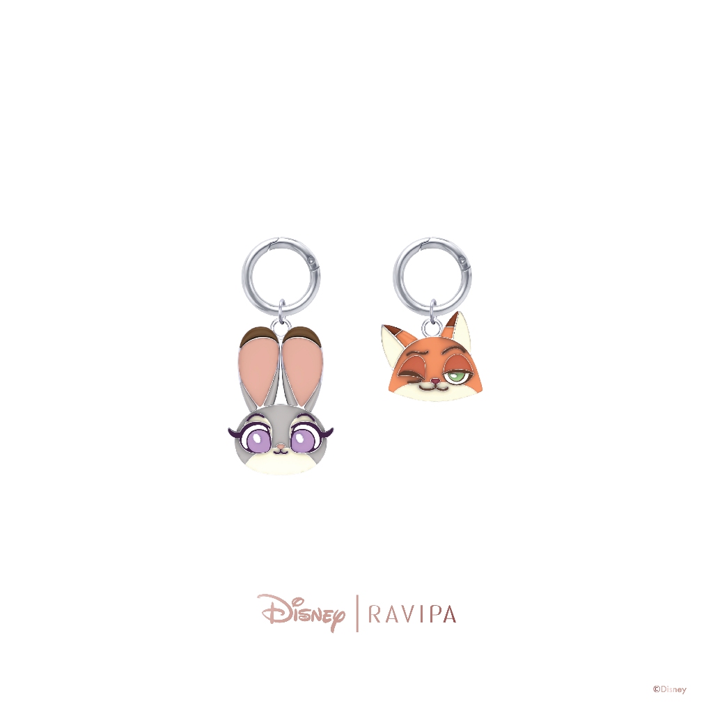 Disney | Ravipa Zootopia Keyring - พวงกุญแจ