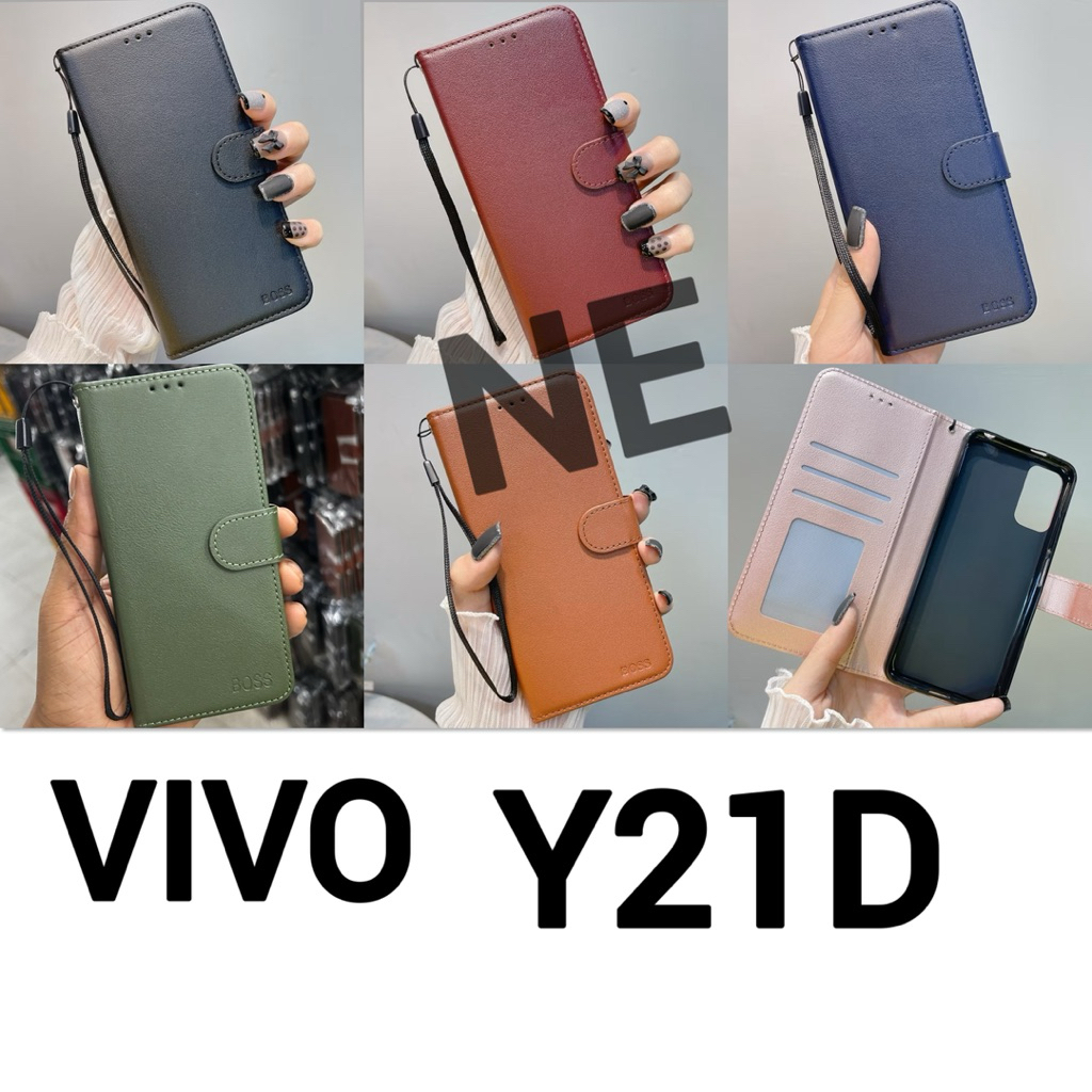 CASE เคส รุ่น VIVO Y21D - ฝาพับ ✅📮